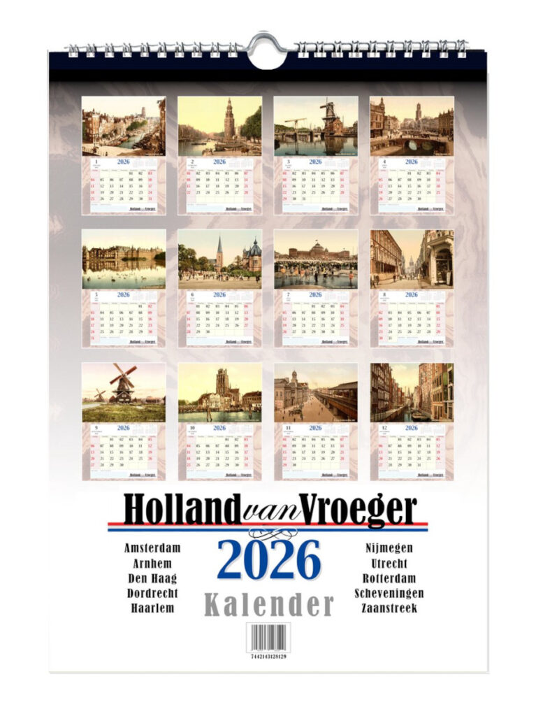 Holland van Vroeger Antieke Foto Kalender 2026