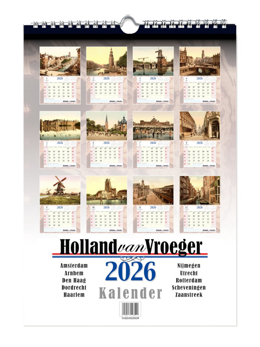 Holland van Vroeger Antieke Foto Kalender 2026