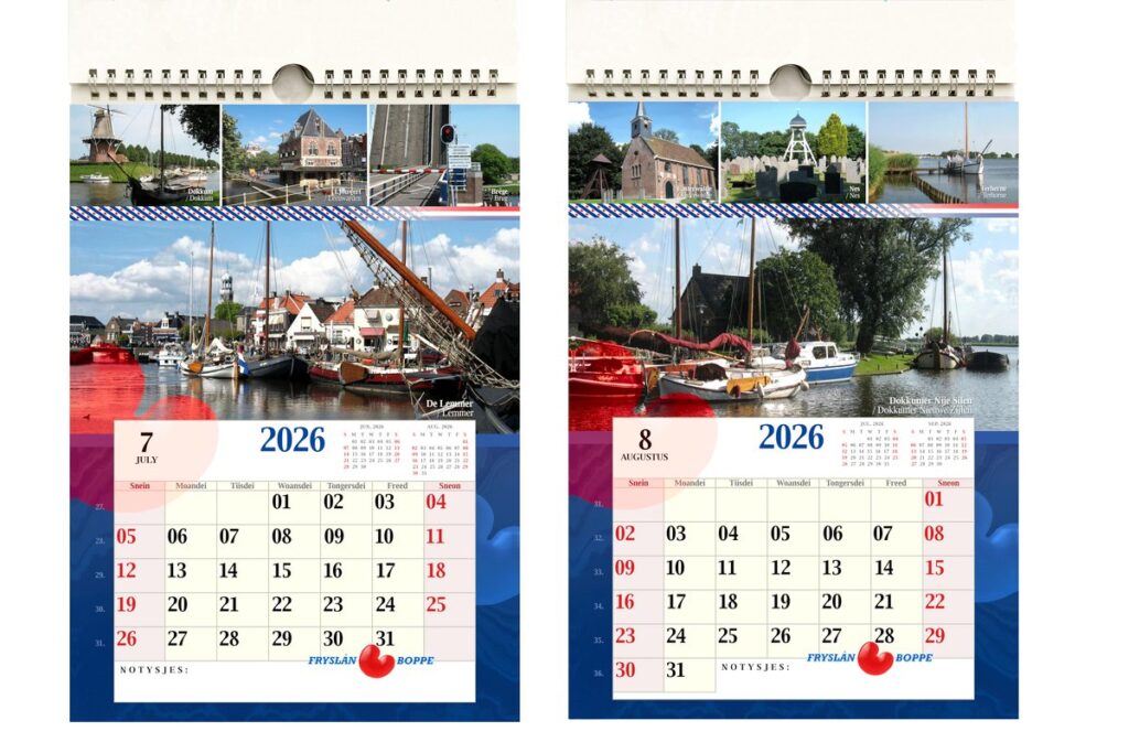 Friesland Kalender 2026