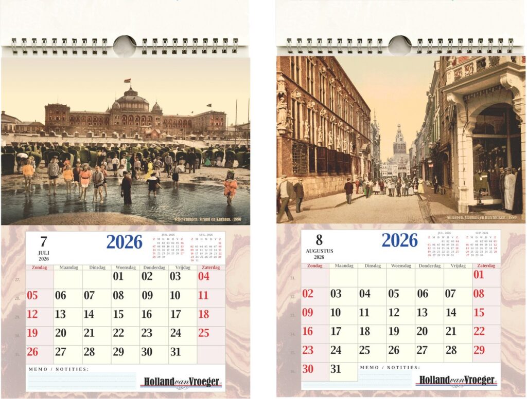 Holland van Vroeger Antieke Foto Kalender 2026